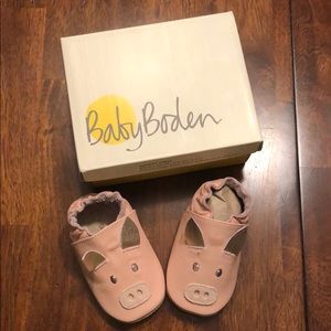 Baby Boden Piggy Baby Shoes